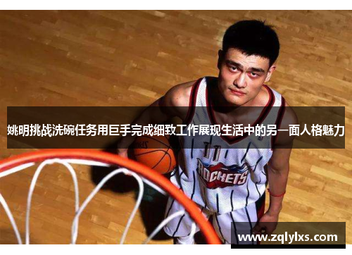 姚明挑战洗碗任务用巨手完成细致工作展现生活中的另一面人格魅力